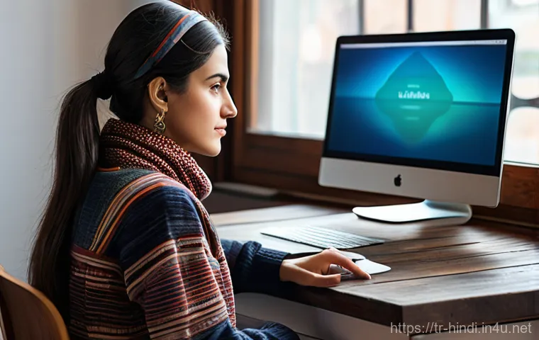 힌디어 프로그래밍 용어 - **Prompt 1: Turkish Programmer's Focus**
A young Turkish woman in her early twenties, with long ...